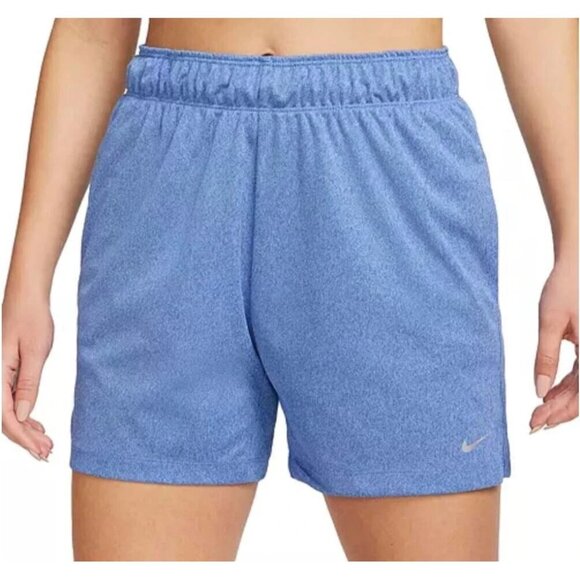 Nike Attack 5" Dri-FIT Training Shorts Womens Small Blue DX6024 407 - Picture 1 of 7